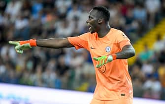 Chelsea's Edouard Mendy portrait  during  Udinese Calcio vs Chelsea FC, friendly football match in Udine, Italy, July 29 2022