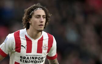 EINDHOVEN - Fabio Silva of PSV Eindhoven during the Dutch premier league match between PSV Eindhoven and SC Cambuur at Phillips stadium on March 12, 2023 in Eindhoven, Netherlands. AP | Dutch Height | JEROEN PUTMANS /ANP/Sipa USA