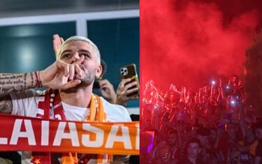 Icardi torna al Galatasaray: delirio a Istanbul