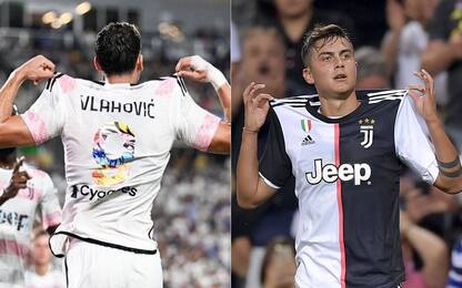 Vlahovic, Lukaku e il gesto come Dybala nel 2019