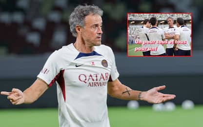 Luis Enrique risponde a Marca: "Tutti per uno..."