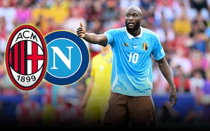 Milan e Napoli su Lukaku: la situazione