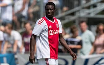 Hassane Bande of Ajax during the friendly match between Ajax Amsterdam and FC Nordsjaelland  on July 7, 2018 at Sportpark Putter Eng in Putten, The Netherlands(Photo by VI Images via Getty Images)