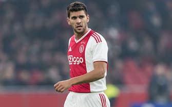 Lisandro Magallan  of Ajax during the Dutch Toto KNVB Cup match between Ajax Amsterdam and sc Heerenveen at the Johan Cruijff Arena on January 24, 2019 in Amsterdam, The Netherlands(Photo by VI Images via Getty Images)