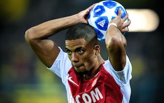 GERMANY SOCCER UEFA CHAMPIONS LEAGUE epa07067462 Monaco's Benjamin Henrichs takes a throw-in during the UEFA Champions League Group A soccer match between Borussia Dortmund and AS Monaco in Dortmund, Germany, 03 October 2018. EPA/SASCHA STEINBACH