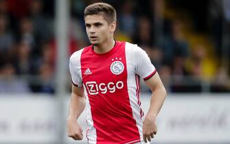 1162879763 VENLO, NETHERLANDS - AUGUST 17: Razvan Marin of Ajax during the Dutch Eredivisie match between VVVvVenlo - Ajax at the Seacon Stadium - De Koel on August 17, 2019 in Venlo Netherlands (Photo by Erwin Spek/Soccrates/Getty Images)
