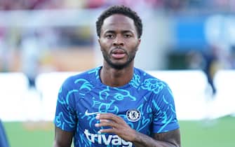 Orlando, Florida, USA, July 23, 2022, Chelsea Midfielder Raheem Sterling #17 warming up at Camping World Stadium in a Friendly Match.  (Photo by Marty Jean-Louis/Sipa USA)