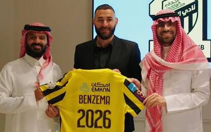 Benzema all'Al-Ittihad: contratto fino al 2026