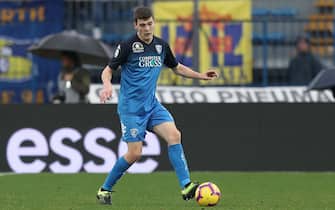 EMPOLI, ITALY - FEBRUARY 02: Jacob Rasmussen of Empoli FC in action during the Serie A match between Empoli and Chievo at Stadio Carlo Castellani on February 2, 2019 in Empoli, Italy.  (Photo by Gabriele Maltinti/Getty Images)
