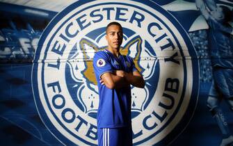 LEICESTER, ENGLAND - JANUARY 31: Leicester City unveil new loan signing Youri Tielemans at King Power Stadium on January 31st , 2019 in Leicester, United Kingdom.  (Photo by Plumb Images/Leicester City FC via Getty Images)