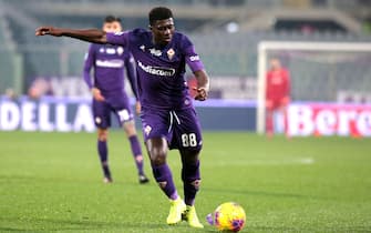 Fiorentina's midfielder Alfred Duncan in action during the Italian Serie A soccer match between ACF Fiorentina and AC Milan  at the Artemio Franchi stadium in Florence, Italy, 22 February 2020ANSA/CLAUDIO GIOVANNINI