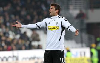 Vittorio Calbucci/LaPresse
27-11-2011 Cesena Italia
sport calcio
Cesena vs Genoa
Campionato ndi calcio serie A Tim 2011-2012 Stadio Dino Manuzzi di Cesena
Nella foto: mutu 

27-11-2011 Cesena (Italy)
Italian Football Championship league A Tim 2011-2012
in the pic: mutu 