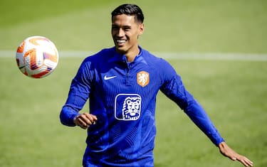 ZEIST - Tijjani Reijnders during a training internship of the Dutch national team at the KNVB Campus on June 5, 2022 in Zeist, Netherlands. The Dutch national team is preparing for the semi-final of the UEFA Nations League against Croatia. ANP ROBIN VAN LONKHUIJSEN