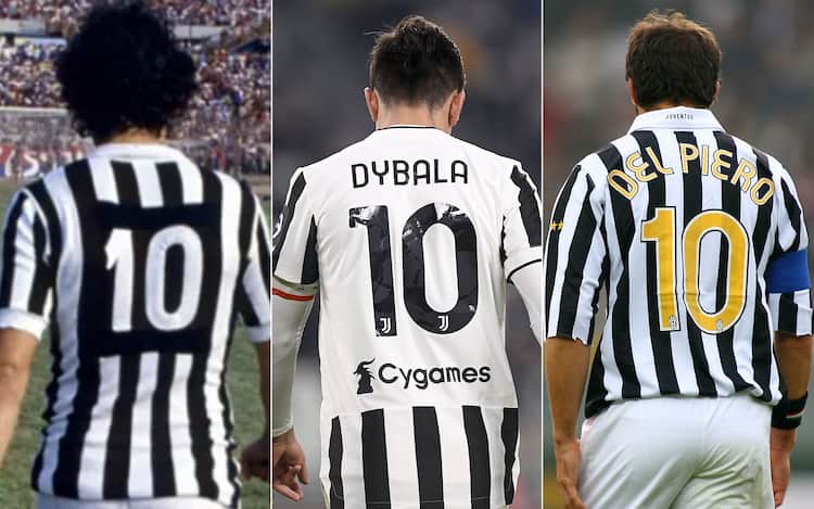 Calciomercato Juve, Dybala e gli altri giocatori numeri 10: la storia della  maglia | Sky Sport