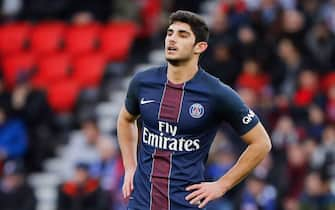 Goncalo Guedes (PSG) during the French championship L1 football match between Paris Saint-Germain and AS Nancy-Lorraine on March 4, 2017 at Parc des Princes stadium in Paris, France - Photo Stephane Allaman / DPPI