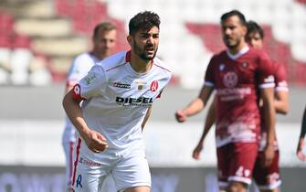 Reggina vs Vicenza - Serie BKT 2020/2021 Foto Francesco Mazzitello/LaPresse11-04-2021 Reggio Calabria, Italiasport calcioReggina vs Vicenza - Campionato di calcio Serie BKT 2020/2021 - Stadio Oreste Granillo.Nella foto: Andrea NaliniPhoto Francesco Mazzitello/LaPresseAril, 11- 2021 Reggio Calabria, Italysport soccerReggina vs Vicenza - Italian Football Championship League BKT 2020/2021 - Oreste Granillo stadium.In the pic: Andrea Nalini