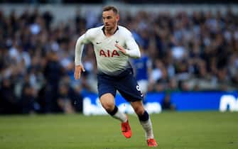 LONDON, ENGLAND - MAY 12: Vincent Janssen of Tottenham Hotspur during the Premier League match between Tottenham Hotspur and Everton FC at Tottenham Hotspur Stadium on May 12, 2019 in London, United Kingdom. (Photo by Marc Atkins/Getty Images)