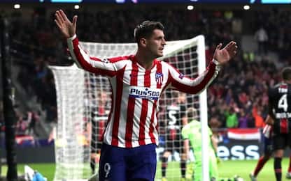 Morata lancia l'Atletico, Kroos "salva" Zidane
