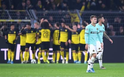 Tracollo Inter, nerazzurri ribaltati: 3-2 Dortmund
