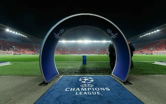 PRAGUE, CZECH REPUBLIC - OCTOBER 23: general view inside the stadium prior to the UEFA Champions League group F match between Slavia Praha and FC Barcelona at Eden Stadium on October 23, 2019 in Prague, Czech Republic. (Photo by TF-Images/Getty Images)