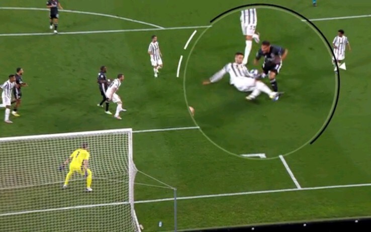 Juve Lione Rigore Depay Fallo Inesistente Video