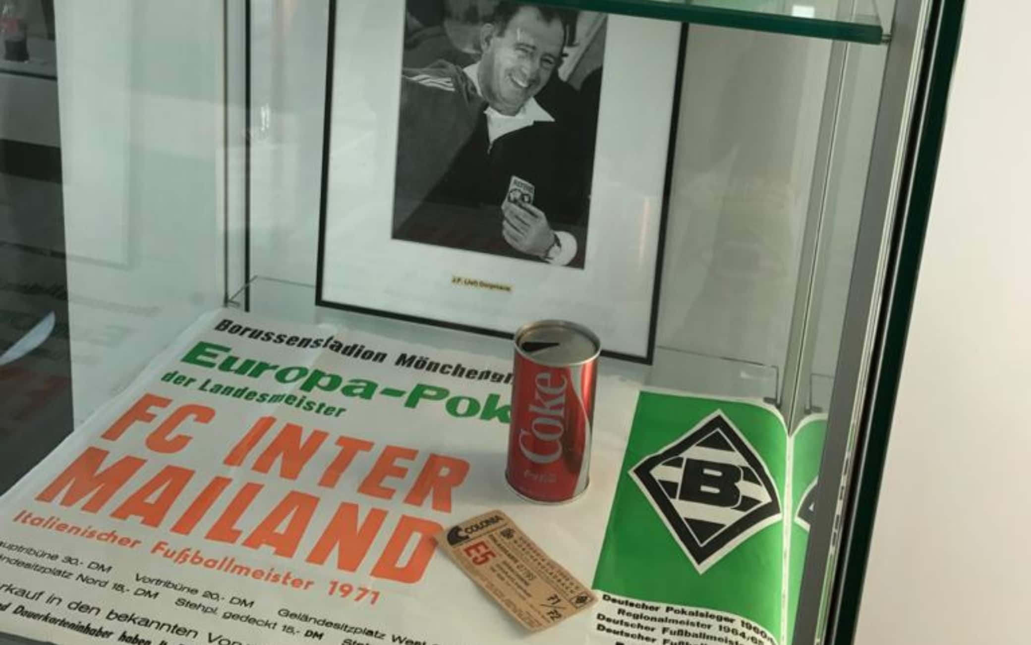 La "partita della lattina" è ricordata anche nel Museo del Borussia