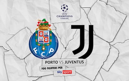 Champions, Porto-Juve su Sky con i Foo Fighters