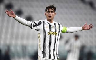 TURIN, ITALY - November 24, 2020: Paulo Dybala of Juventus FC reacts during the UEFA Champions League Group G football match between Juventus FC and Ferencvarosi TC. (Photo by NicolÃ² Campo/Sipa USA)