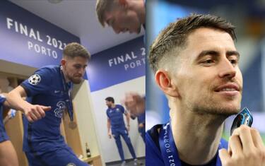 Jorginho show: dirige la festa e si fa... la barba