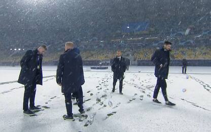 Nevica su Kiev, ma Dinamo-Bayern si gioca