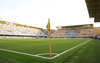La Cerámica stadium view during the La Liga match between Villarreal CF and Granada CF played at La Cerámica Stadium on August 16, 2021 in Villarreal, Spain. (Photo by  Sergio Ruiz / PRESSINPHOTO)