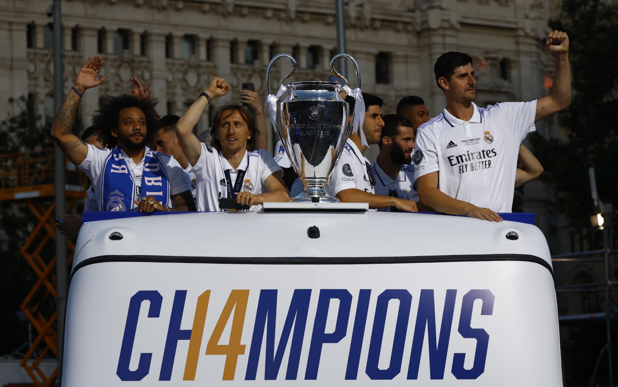 Real Madrid, festa in città per la 14^ Champions: la sfilata dei ...