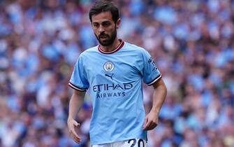 Manchester City's Bernardo Silva during the Premier League match at the Etihad Stadium, Manchester. Picture date: Saturday August 13, 2022.