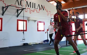 AC Milan, sessione allenamento a Milanello