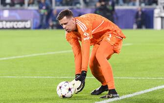 TURIN, ITALY - OCTOBER 05: Goalkeeper Wojciech Szczesny of Juventus defends the ball during the UEFA Champions League group H match between Juventus and Maccabi Haifa FC at Allianz Stadium on October 5, 2022 in Turin, Italy.  (Photo by Marcio Machado/Just Pictures/Sipa USA)