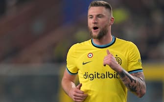GENOA - Milan Skriniar of FC Internazionale Milano during the Italian Serie A match between UC Sampdoria v FC Internazionale Milan at Luigi Ferraris stadium on February 13, 2023 in Genoa, Italy. AP | Dutch Height | GERRIT OF COLOGNE /ANP/Sipa USA