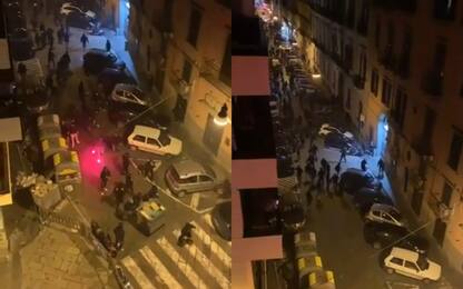 Scontri tra ultras anche in serata: caos a Napoli