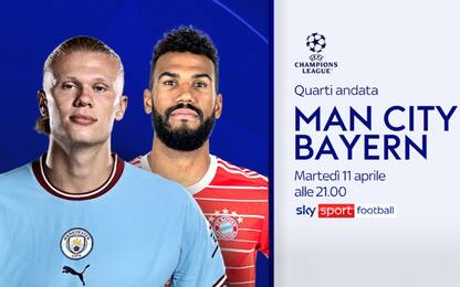 Dove vedere Manchester City-Bayern Monaco in tv