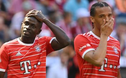 Il Bayern sospende Mané dopo il pugno a Sané