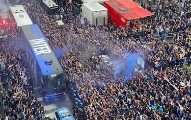 Inter, bus scoperto martedì se scudetto nel derby