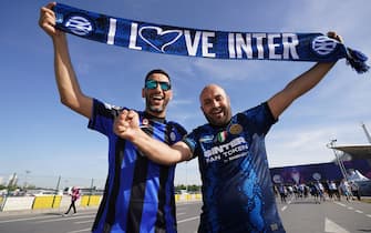 Inter Milan fans outside the stadium before the UEFA Champions League final match at the Ataturk Olympic Stadium, Istanbul. Picture date: Saturday June 10, 2023. (Photo by Nick Potts/PA Images via Getty Images)