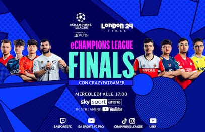 eChampions League, Finals 2024 a Londra su Sky