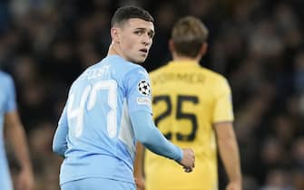 Manchester, England, 3rd November 2021. Phil Foden of Manchester City during the UEFA Champions League match at the Etihad Stadium, Manchester. Picture credit should read: Andrew Yates / Sportimage via PA Images