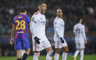 30 Nicolas Otamendi of Benfica during the Group E - UEFA Champions League match between FC Barcelona and Benfica at Camp Nou Stadium on November 23, 2021 in Barcelona.  (Photo by Xavier Bonilla/NurPhoto via Getty Images)