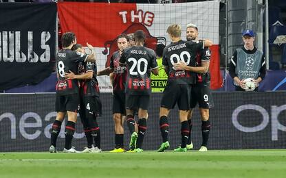 Il Milan parte con un pari: 1-1 a Salisburgo