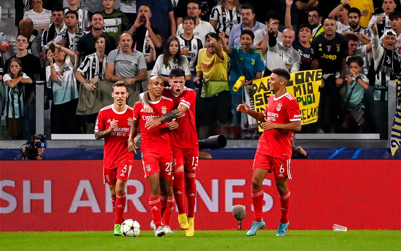 Juventus-Benfica 1-2, gol e highlights: bianconeri a 0 punti nel girone |  Sky Sport