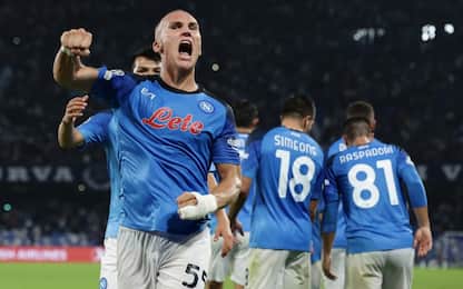 3-0 ai Rangers, il Napoli fa 100 gol in Champions