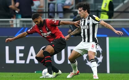 Il Milan crea ma non segna: 0-0 col Newcastle