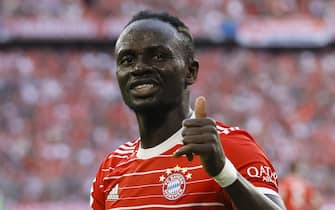 epa10273326 Munich's Sadio Mane reacts during the German Bundesliga soccer match between FC Bayern Munich and FSV Mainz 05 in Munich, Germany, 29 October 2022.  EPA/RONALD WITTEK CONDITIONS - ATTENTION: The DFL regulations prohibit any use of photographs as image sequences and/or quasi-video.