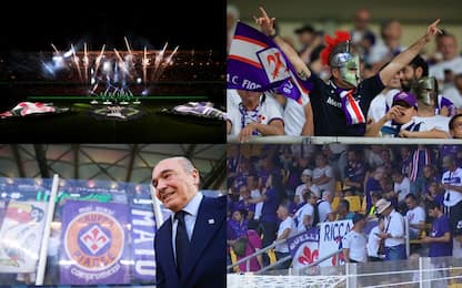 Finale Olympiacos-Fiorentina, le foto più belle